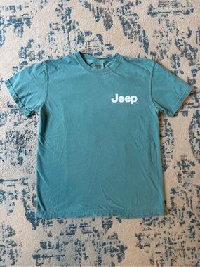 Jeep Teal Logo Crew Neck T-Shirt